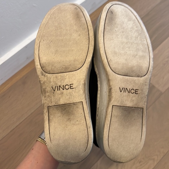 Vince Warren black suede platform slip on sneakers - Picture 5 of 5